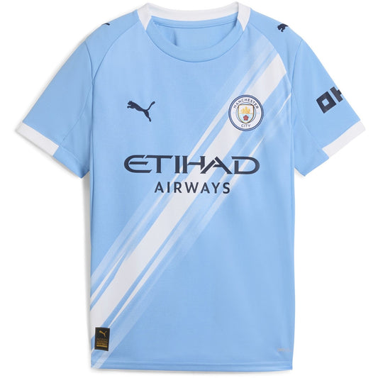 Manchester City Home Shirt 2025 2026 Juniors