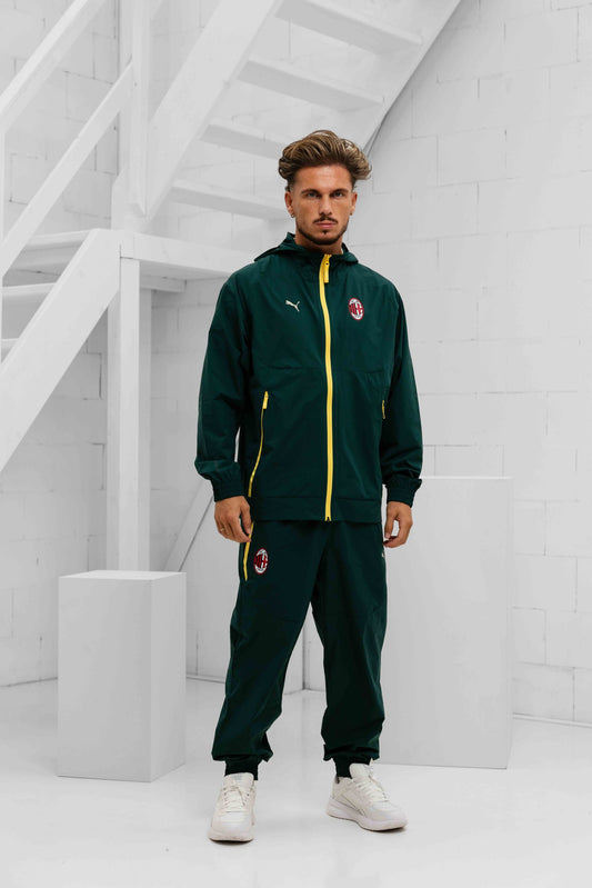 AC Milan Tech Woven Tracksuit Senior 2025/2026 Green