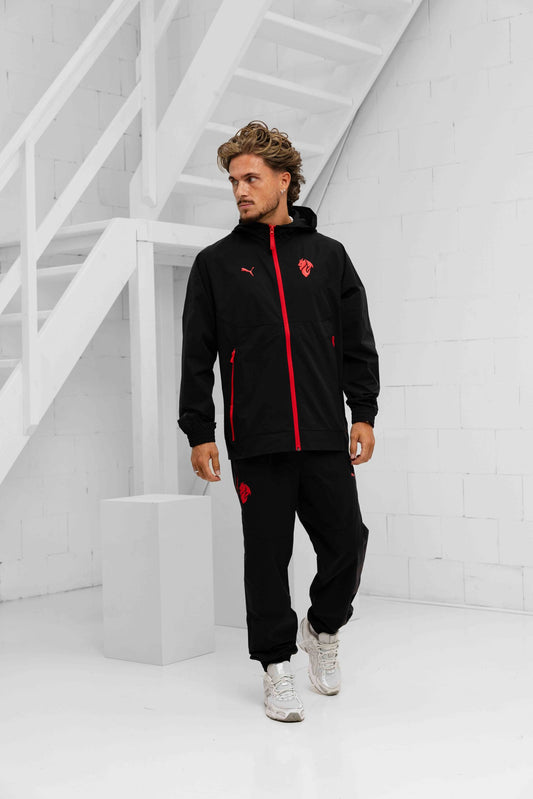 AC Milan Tech Woven Tracksuit Senior 2025/2026 Black