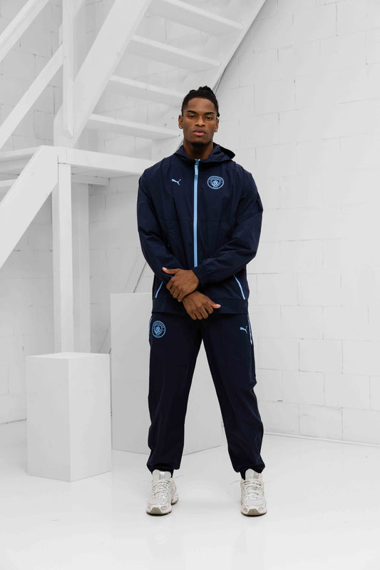Manchester City Tech Woven Tracksuit Senior 2025/2026 Dark Blue