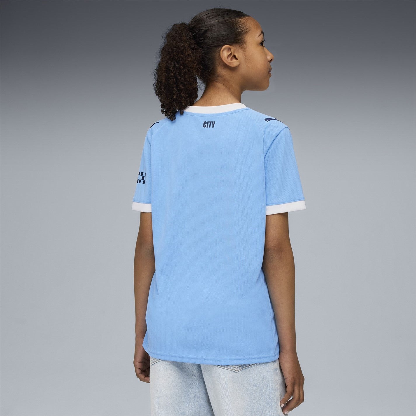 Manchester City Home Shirt 2025 2026 Juniors