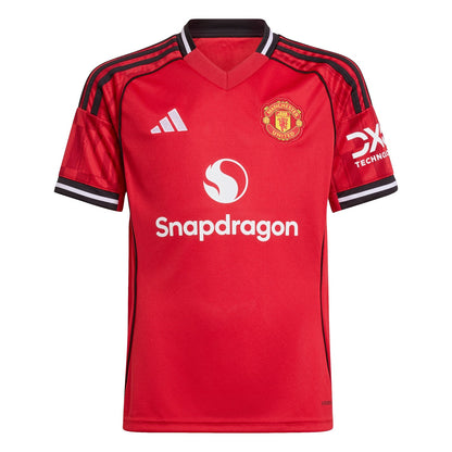 Manchester United Home Shirt 2025 2026 Juniors