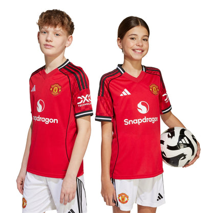 Manchester United Home Shirt 2025 2026 Juniors