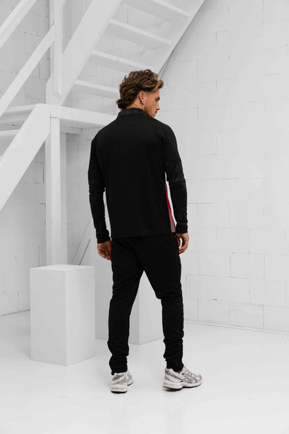AC Milan 1/4 Zip Tracksuit Senior 2025/2026 Black