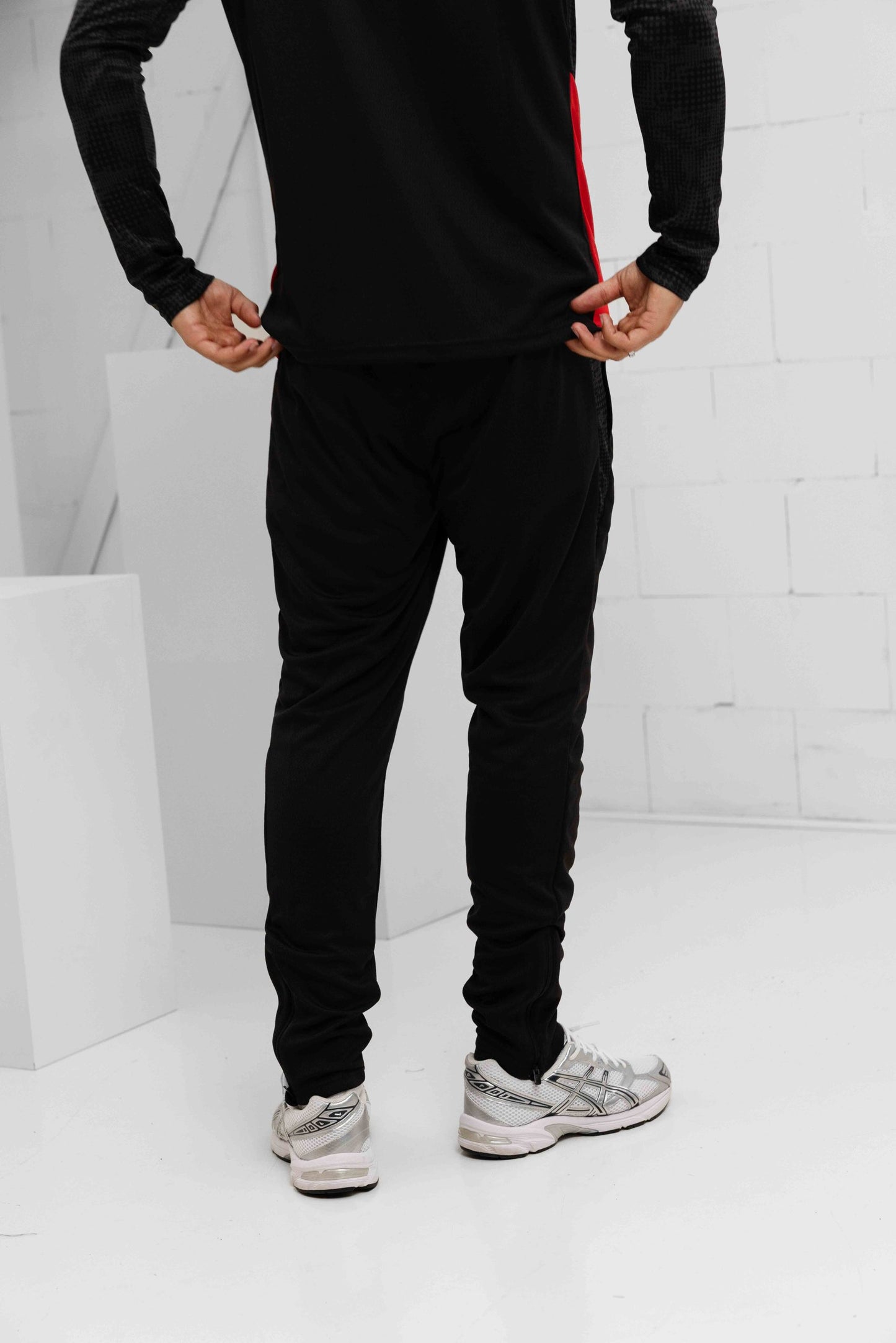 AC Milan 1/4 Zip Tracksuit Senior 2025/2026 Black