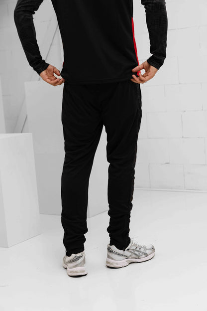 AC Milan 1/4 Zip Tracksuit Senior 2025/2026 Black