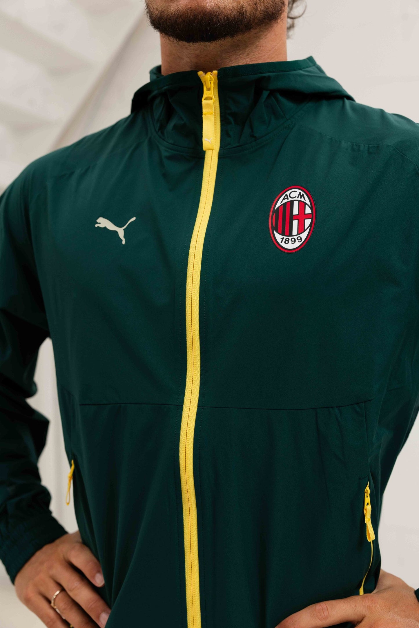 AC Milan Tech Woven Tracksuit Senior 2025/2026 Green