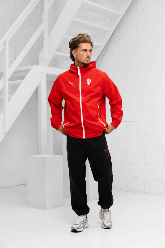 AC Milan Tech Woven Tracksuit Senior 2025/2026 Red