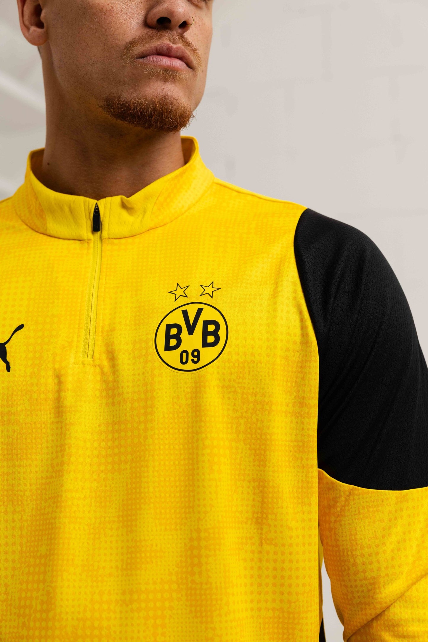 Borussia Dortmund 1/4 Zip Tracksuit Senior 2025/2026