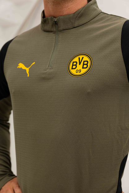 Borussia Dortmund 1/4 Zip Tracksuit Senior 2025/2026