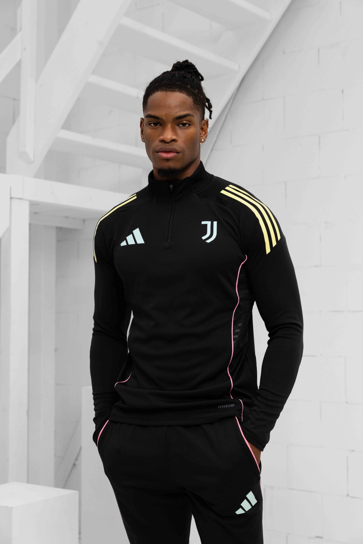 Juventus 1/4 Zip Tracksuit Senior 2025/2026