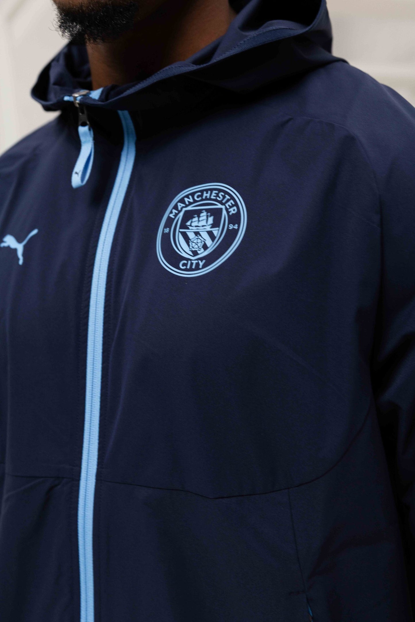 Manchester City Tech Woven Tracksuit Senior 2025/2026 Dark Blue