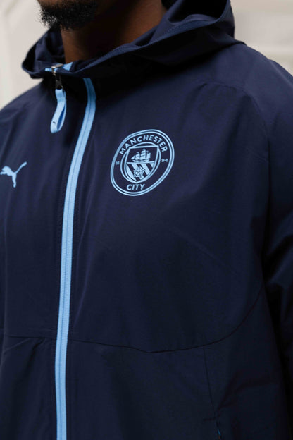 Manchester City Tech Woven Tracksuit Senior 2025/2026 Dark Blue