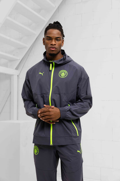 Manchester City Tech Woven Tracksuit Senior 2025/2026 Gray