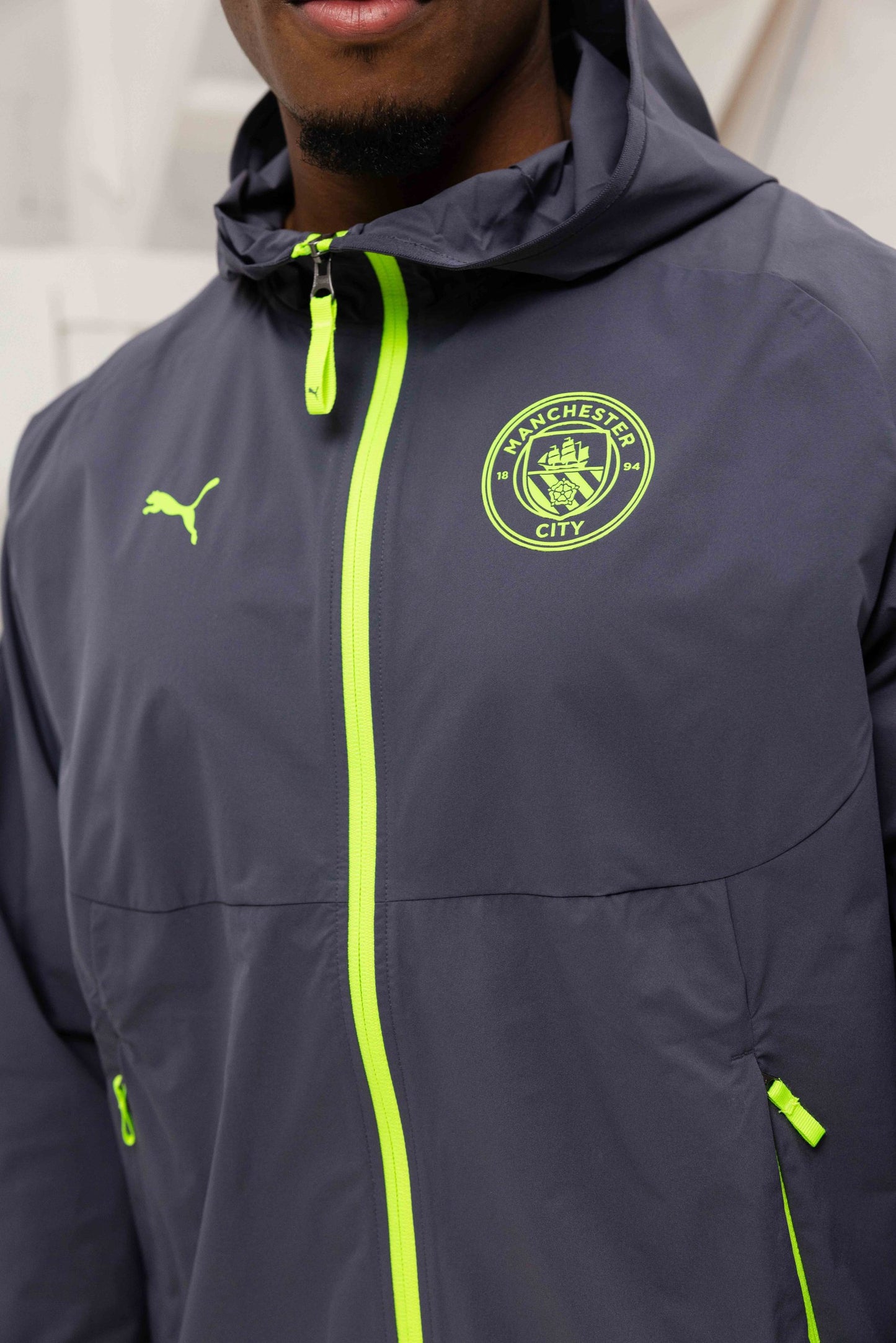 Manchester City Tech Woven Tracksuit Senior 2025/2026 Gray