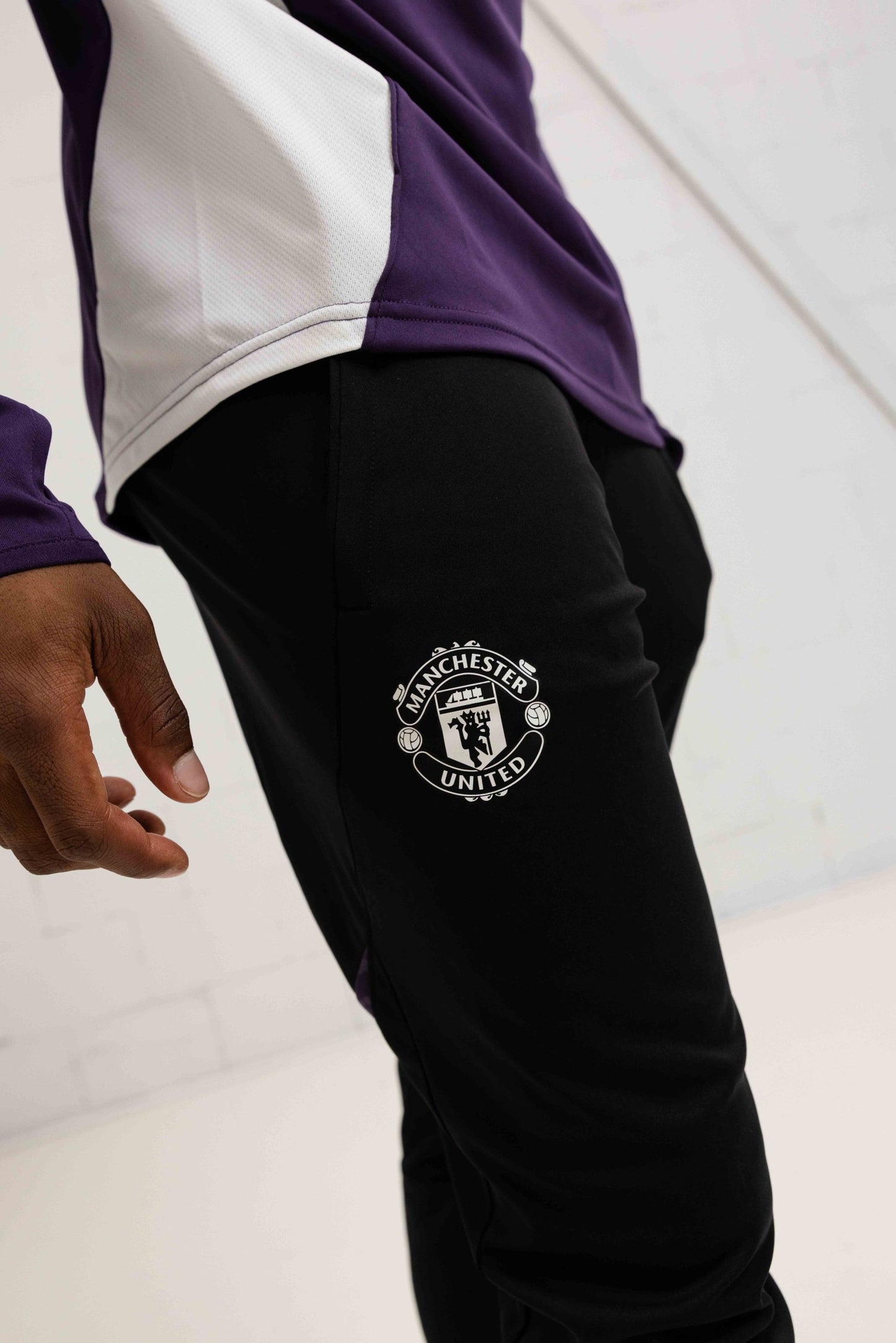 Manchester United 1/4 Zip Tracksuit Senior 2025/2026
